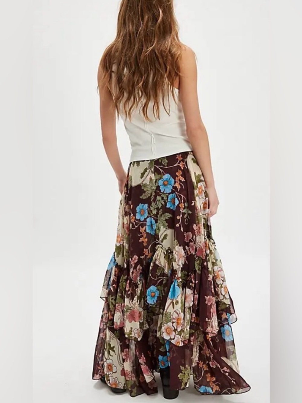 Free People Palermo Villa Maxi Skirt - Picture 4 of 8
